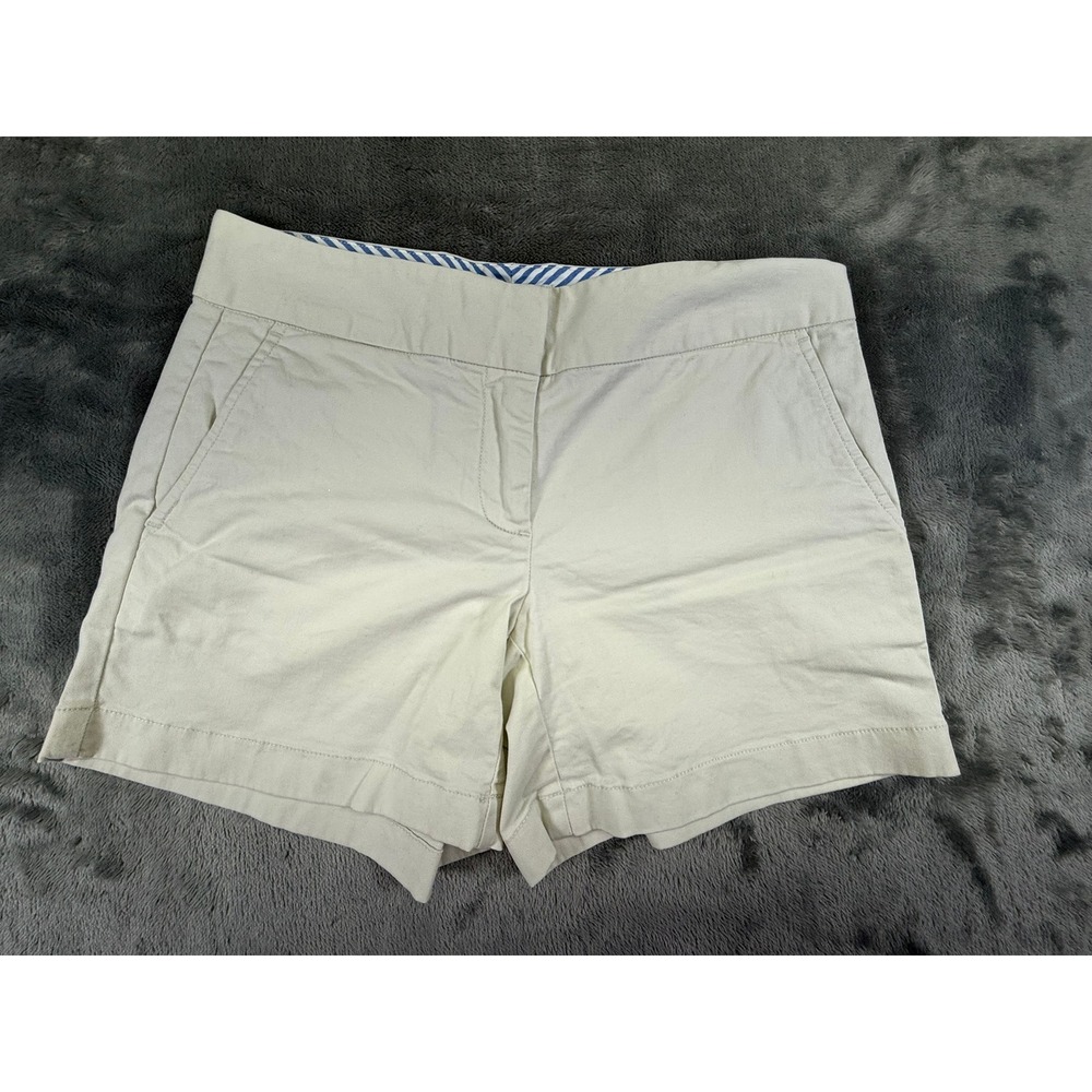 Vineyard Vines Women's Khaki Tan Chino Shorts Size 00 2H0387 Preppy Whale Logo